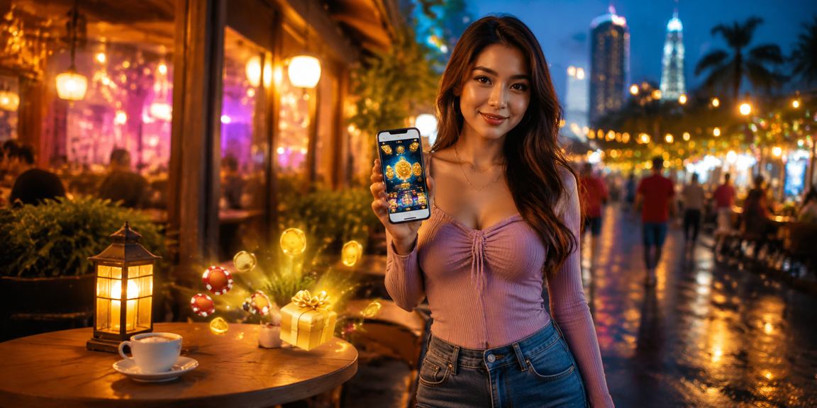 Aplikasi kasino mudah alih panas77 Malaysia skrin telefon pintar gaya Melayu