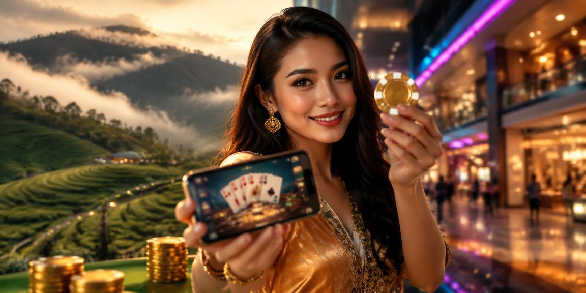 Permainan Teen Patti panas77 Malaysia suasana Melayu tradisional berwarna